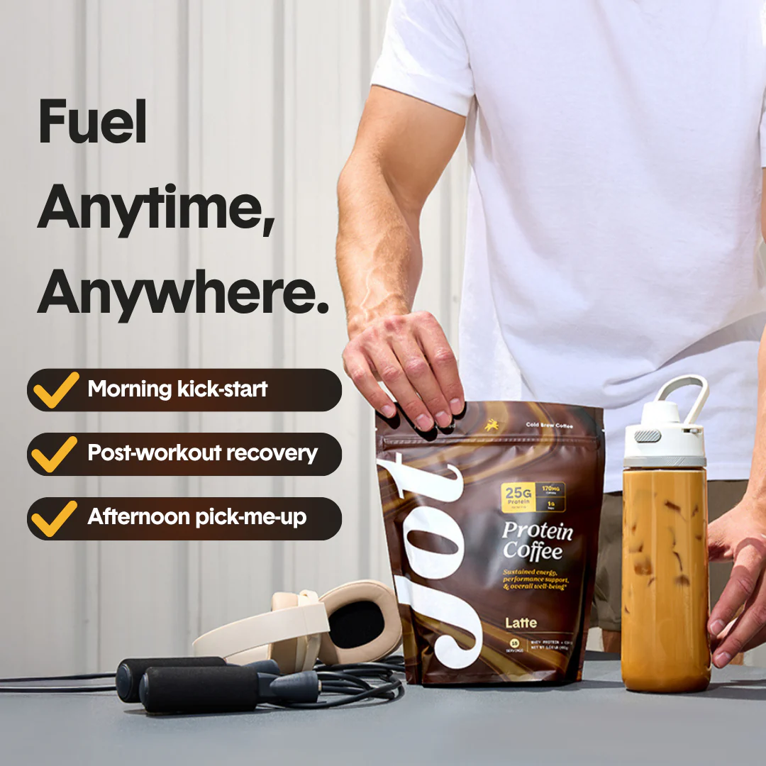 Jot High Protein Iced Coffee - Up to 25g Grass-Fed Protein - 170mg of Premium Cold Brew Coffee - Drinks Like Your Favorite Coffee, Not Like a Protein Shake - Image 5